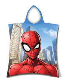 Dimcol Παιδικό Πόντσο Παραλίας Disney Spiderman 50x115εκ  Πετσέτες Θαλάσσης