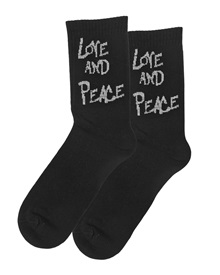 FMS Ανδρικές Κάλτσες Μισή Πετσέτα Χωρίς Ραφή Love And Peace  Κάλτσες