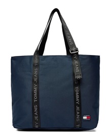 Tommy Hilfiger Γυναικεία Τσάντα Essential Repeat Logo Strap Tote 49x22x35εκ  Τσάντες Θαλάσσης