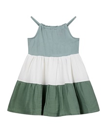 Energiers Παιδικό Φόρεμα Κορίτσι Εξώπλατο Τρίχρωμο  Ρούχα