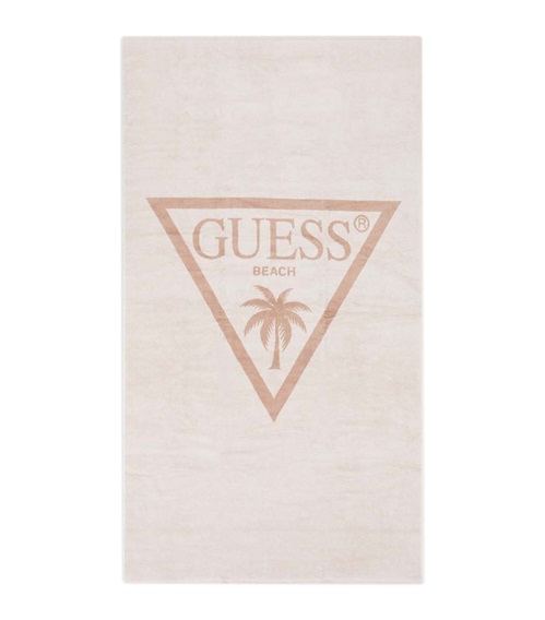 Guess Πετσέτα Θαλάσσης Jacquard Palm Logo - 100x180εκ  Πετσέτες Θαλάσσης