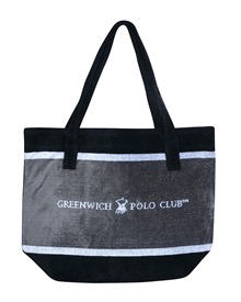 Greenwich Polo Club Γυναικεία Τσάντα Θαλάσσης Logo Ρίγες 55x40εκ  Τσάντες Θαλάσσης