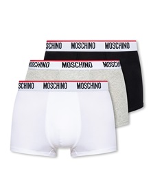 Moschino Ανδρικό Boxer Logo Trim - Τριπλό Πακέτο  Boxerακια
