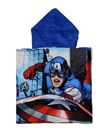 FMS Παιδικό Μπουρνούζι-Poncho Captain America 50x100εκ  Πετσέτες Θαλάσσης