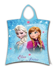 Dimcol Kids Beach Poncho Disney Frozen Elsa Anna 50x115cm  Beach Accessories