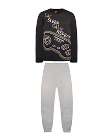Energiers Kids-Teen Pyjama Boy Eat Sleep Game Repeat  Pyjamas