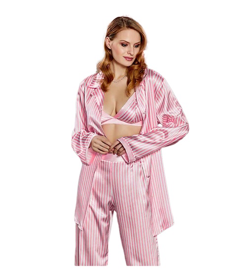 FMS Women's Pyjama Set Satin Bonnie - Two Pants  Pyjamas