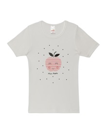 Minerva Kids T-Shirt Girl Miss Apple  T-shirts