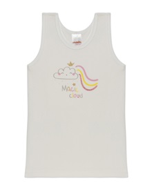 Minerva Kids T-Shirt Girl Vest Magic Cloud  T-shirts