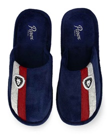 Parex Men's Home Slippers Lion Badge  Slippers
