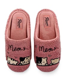 Parex Women's Home Slippers Cats Meow  Slippers