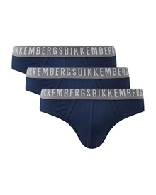Bikkembergs Men's Slip Stretch Cotton Brief - 3 Pack  Slip