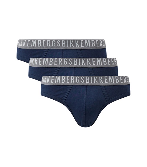 Bikkembergs Ανδρικό Slip Stretch Cotton Brief - Τριπλό Πακέτο  Slip
