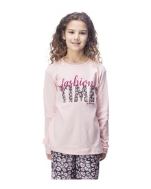 Galaxy Εφηβική Πυτζάμα Κορίτσι Fashion Time  Πυτζάμες