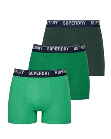 Superdry Men's Boxer Long Organic Cotton - 3 Pack  Boxer