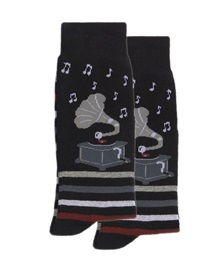 Ysabel Mora Men's Socks Isothermal Grammophon  Socks