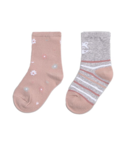 Ysabel Mora Infant Socks Girl Racoon Daisy - 2 Pairs  Socks