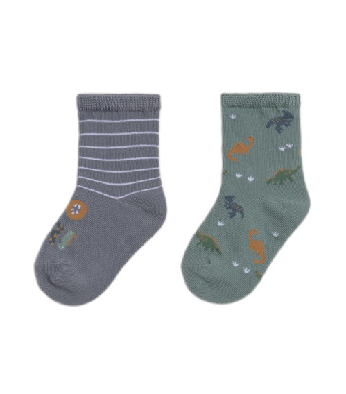 Ysabel Mora Infant Socks Boy Dino Roar - 2 Pairs  Socks
