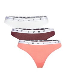 Tommy Hilfiger Women's String Repeat Logo Thong - 3 Pack  String
