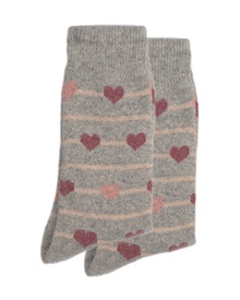 Ysabel Mora Γυναικείες Κάλτσες Angora Hearts  Κάλτσες