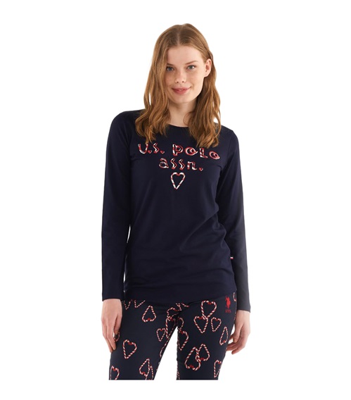 U.S. Polo ASSN. Women's Pyjama Candy Hearts  Pyjamas