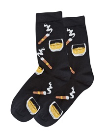 FMS Ανδρικές Κάλτσες Βαμβακερές Whiskey Cigar  Κάλτσες