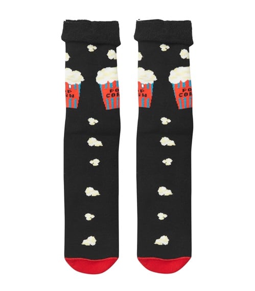 FMS Men's Socks-Slippers Full Towel Antislip Pop Corn  Socks