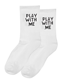 FMS Ανδρικές Κάλτσες Μισή Πετσέτα Χωρίς Ραφή Play With Me  Κάλτσες
