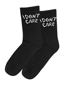FMS Ανδρικές Κάλτσες Μισή Πετσέτα Χωρίς Ραφή I Don't Care  Κάλτσες