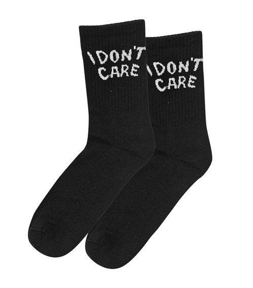FMS Men's Socks Half Towel Without Cuff I Don't Care  Socks