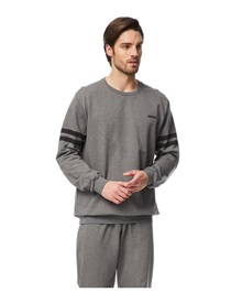 Minerva Men's Pyjama Sweatshirt Ρίγες  Pyjamas