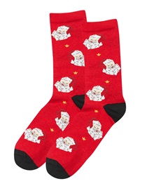 FMS Men's Cotton Socks Santas  Socks