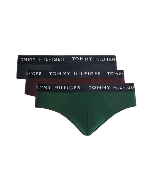 Tommy Hilfiger Ανδρικό Slip Stretch Cotton Briefs - Τριπλό Πακέτο  Slip