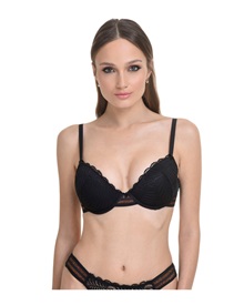 Miss Rosy Women's Bra Feather Padded B Cup  Push-up