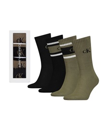 Calvin Klein Ανδρικές Κάλτσες Sport Logo Tin - Συσκευασία Δώρου - 4 Ζεύγη  Κάλτσες