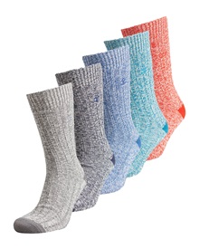 Superdry Men's Socks Twist - Gift Box - 5 Pairs  Socks