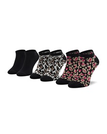 DKNY Women's Ankle Socks Ellie Animal Print - 3 Pairs  Socks