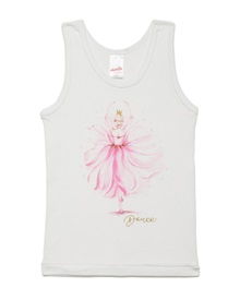 Minerva Kids Vest Girl Ballet Dancer  T-shirts