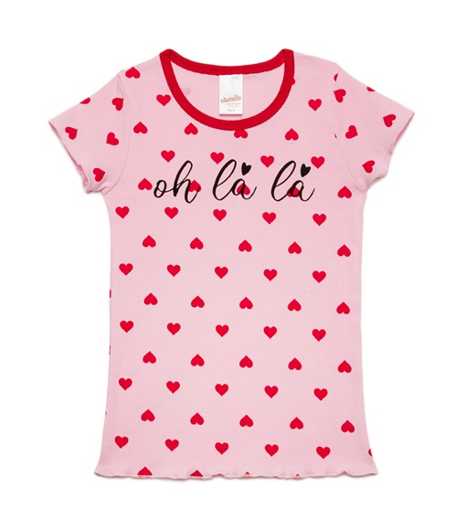 Minerva Kids T-Shirt Girl Oh La La Hearts  T-shirts