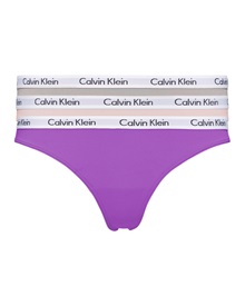Calvin Klein Women's String Carousel Thongs - 3 Pack  String