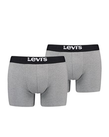Levi's Men's Boxer Solid Basic Organic Cotton - 2 Pack  Boxer