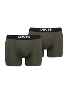 Levi's Ανδρικό Boxer Solid Basic Organic Cotton - Διπλό Πακέτο  Boxerακια