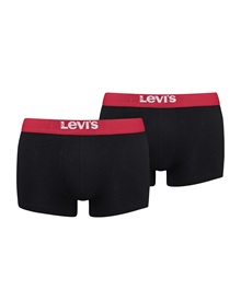 Levi's Ανδρικό Boxer Solid Basic Organic Cotton Trunk - Διπλό Πακέτο  Boxerακια