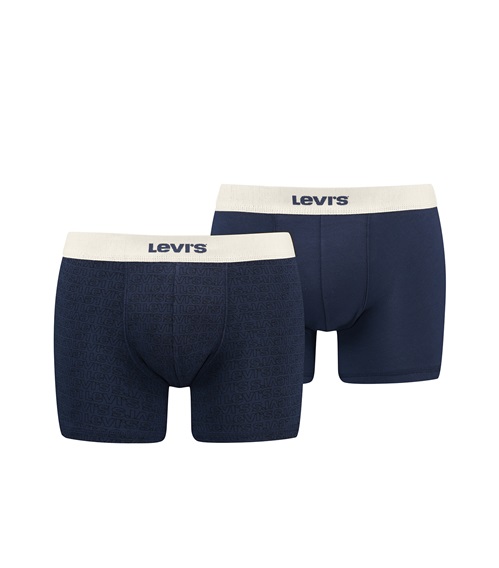 Levi's Ανδρικό Boxer Tonal Logo Organic Cotton - Διπλό Πακέτο  Boxerακια