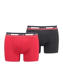 Levi's Men's Boxer Sportswear Logo Organic Cotton - 2 Pack  Boxer