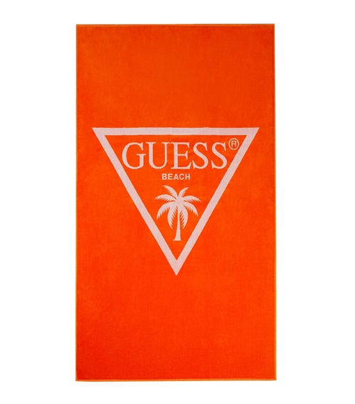 Guess Πετσέτα Θαλάσσης Beach Logo 180x100εκ  Πετσέτες Θαλάσσης