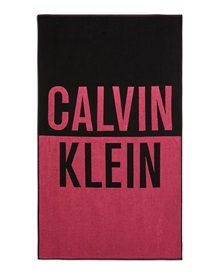 Calvin Klein Πετσέτα Θαλάσσης Half Contrast Logo Print - 180x100εκ  Πετσέτες Θαλάσσης
