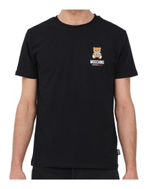 Moschino Ανδρικό T-Shirt Teddy Logo  Μπλουζάκια
