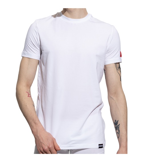 DSQUARED2 Ανδρικό T-Shirt BE ICON Arm Logo  Μπλουζάκια