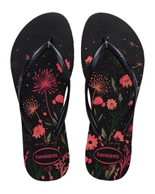 Havaianas Women's Flip-Flops Slim Organic Dark Floral  Flip flops